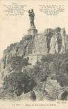 CPA le Puy Statue de Notre Dame de France Statue erigee sur le Mont Corneille le 12 Septembre 1860