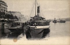 Swiss CPA Geneva a departure of Boat boat