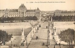 CPA Lyon Pont de l'Universite et Faculte des Lettres et Sciences