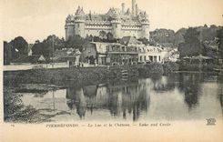 CPA Pierrefonds Le Lac et le Chateau