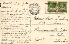 Switzerland-Zurich Blick vom St Petersturm - CPA