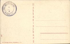 Hohkonigsburg- Wiederaufbau durch S Mr Kaiser WillhelmII Eingang Sudseite-CPA