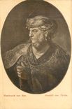 CPA Rembrandt van Ryn Brustbild Eines Turken