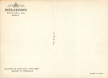 CPM Moet et Chandon Maison Fonde en 1743 Epernay Galerie de Vins sur Pupitres Durant le Remuage