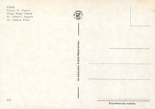 CPM Roma Place Saint Pierre