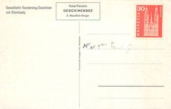 CPM Sessalbahn Kandersteg Oeschinen Mit Blumlisalp (Hotel Pension Oeschinensee)