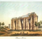 CPM Reims Marne Au Temps Jadis Vue de l'Arc de Triomphe Romain