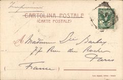 CPA Italy Italia Firenze Dalla will bifora del CAmpanile di Giotto