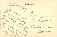 CPA Suisse Kurhaus Tarasp TRinkhalle und Vulpera