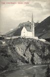 Swiss CPA Unter Engadin Schuls Kirche