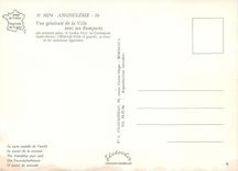 CPM Angouleme Vue generale de la Ville avec ses remparts