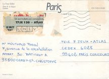 CPM La Tour Eiffel Paris 