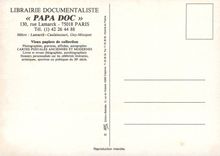CPM Papa Doc Paris Vieux papiers de collection Rue Larmarck Paris Metro Lamarck Caulaincourt Guy Mocyqet