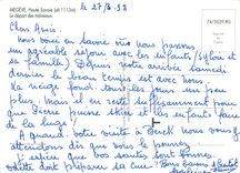 CPM Megeve Haute Savoie Le depart des traineaux 
