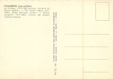 CPM Chambord Loir et Cher Le chateau Lanterne du Grand Escalier 