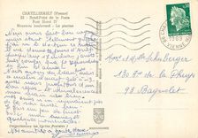 CPM Chatellerault Vienne Rond Point de la Poste Pont Henri IV Nouveau boulevard La piscine