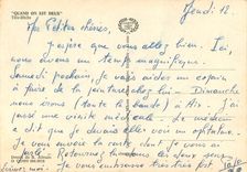 CPA Tete Beche Quand on est Deux Quelle tete ton medecin doit faire