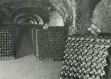 CPM Moet et Chandon Maison Fondee en 1743 Epernay Galerie de Vins Pupitres Durant Le Remuage Champagne