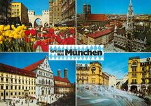 CPM Grusses Aus Munich Weitstadt Mit Herz