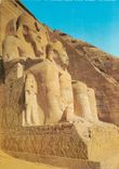 CPM Abu Simbel Les Statues de Ramses devant le Grand Temple