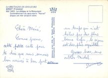 CPM La Bretagne en Couleurs Brest (Finistere) Le Chateau et le Monument