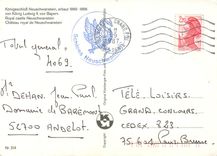CPM Konigsschlob Chateau Royal de Neuschwanstein 1869 1886