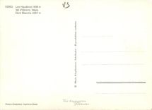 CPM Les Hauderes 1436 m Val d'Herens Valais Dent Blanche 4357 m