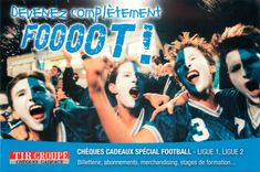 CPM Devenez completement Foooot Tir Groupe Cheques Cadeaux Football Nanterre Avenue Georges Clemenceau