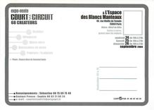 CPM L'Espace des Blancs Manteaux Court Circuit Expo Vente 68 Createurs Paris 