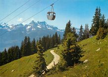 CPM Telecabine Leysin Berneuse et les Dents du Midi