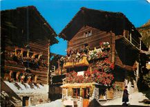 CPM Evolene (Val d'Herens) VS Suisse Vieux Chalets Typiques