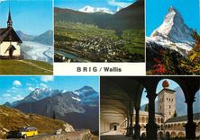 CPM Brig Wallis Brig und Umgebung Belalp Brig Matterhorn Simplon Stockalper