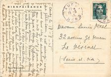 CPM Bienfaisance Pour les Sourds Muets Ruine Haldenstein