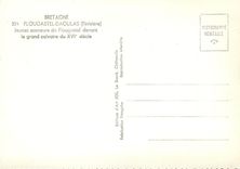 CPM Bretagne Plougastel Daoulas (Finistere) Jeunes Sonneurs de Plougastel Devant Le Grand Calvaire du XVIe Siecle Folklo