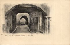 Antibes - the Street of the Arches - CPA