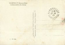 CPM Rambouillet (seine et oise) l embarcadere des etangs