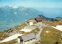 CPM Leysin restaurant de la berneuse(2048 m) et les alpes valaisannes