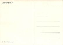 CPM Leysin village (1300 m) avec le pic chaussy