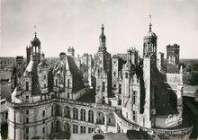 CPM Le chateau de chambord vue d ensemble des combles et des terrasses