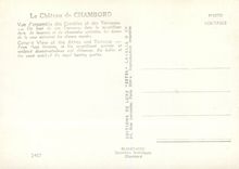 CPM Le chateau de chambord vue d ensemble des combles et des terrasses