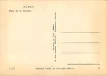 CPM Nancy place de la carriere