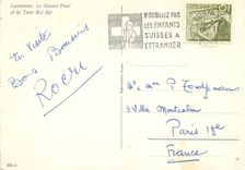 CPM Lausanne le grand pont et la tour bel air