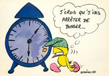 CPM Le piaf 73 dan satel copyright 1987