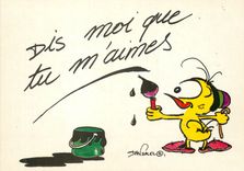 CPM Le piaf 49 dan satel copyright 1986