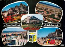 CPM Cabourg 1766 le normandy hotel(mauclerc arch) le golf miniature(bertrand arch) le casino