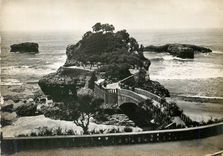 CPM 134 biarritz le rocher du basta