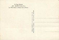 CPM En pays basque 239 biarritz (bses pyr) la villa belza et massif de la rhune