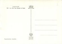 CPM Vevey 787 la ville vue depuis le quai Cygnes