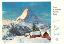 CPM Mont cervin peint au pied par ch pasche