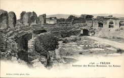 Frejus - Interior of the Roman ruins the Arena - CPA